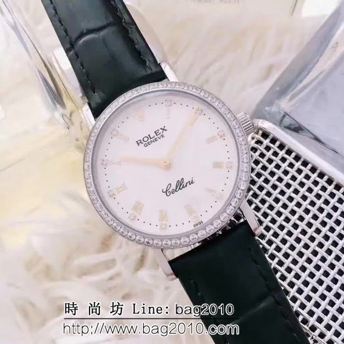 勞力士ROLEX 切利尼女款 深度防水時尚女士腕表 WSS3432